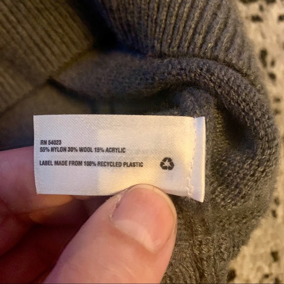 Small TALL Sweater with Open Knit Sleeves - Picture 6 of 8